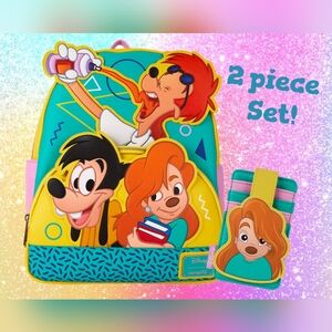 Disney Goofy Movie Backpack and Cardholder Set